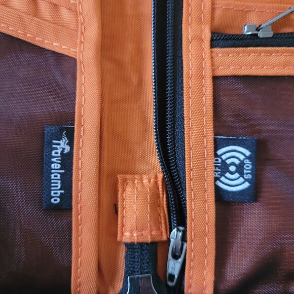 Travelambo RFID Blocking Family Passport Travel Wallet Full Zip Wristlet - Picture 7 of 13